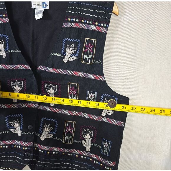 Paul Harrison Design Vintage Black Vest - Picture 9 of 10